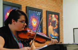 Months into drug rehab, teen says violin saved her life violin