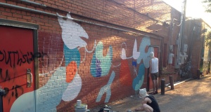 Plaza Alley Walls open at District Fest Plaza Alley Walls