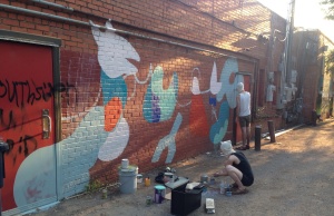 Plaza Alley Walls open at District Fest Plaza Alley Walls