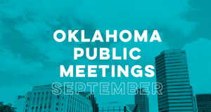 Oklahoma public meetings in September Oklahoma public meetings