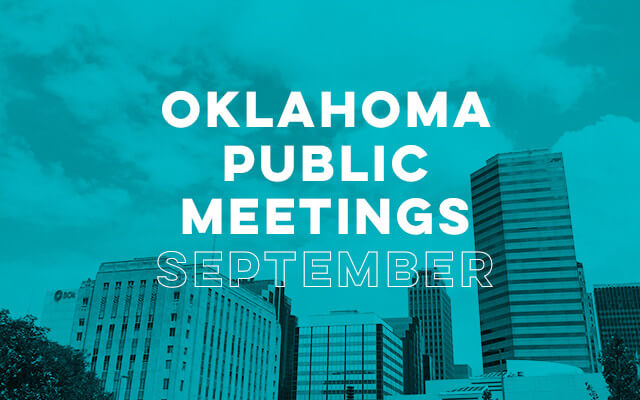 Oklahoma public meetings