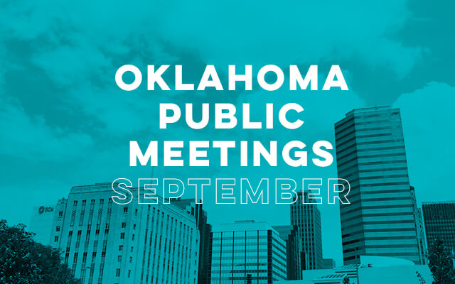 Oklahoma public meetings