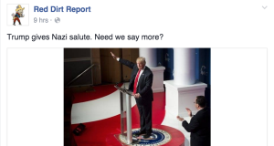 Readers blast Red Dirt Report for ‘Trump Nazi’ post