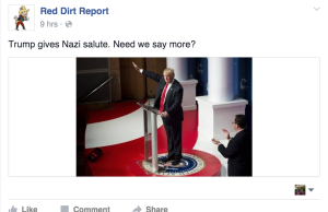 Readers blast Red Dirt Report for ‘Trump Nazi’ post