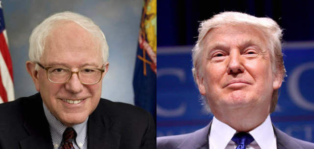 Trump Sanders