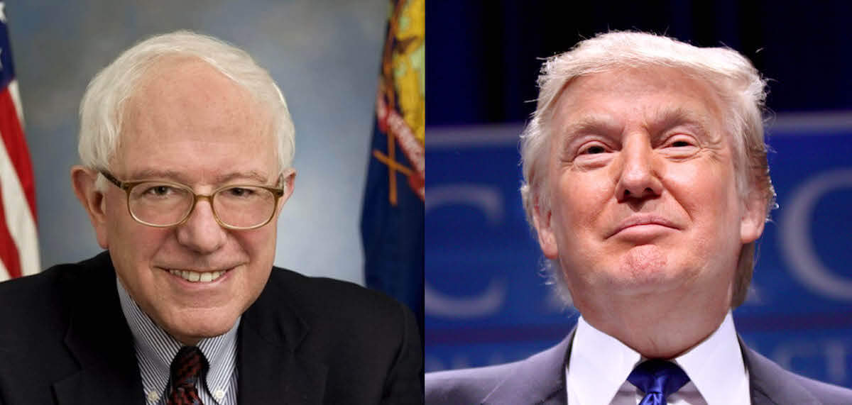 Trump Sanders