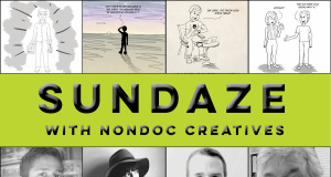Sundaze: A future of pizza and/or war Sundaze poetry and comics