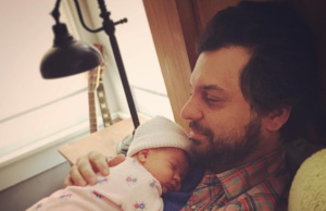 Luck & prayers: Musicians Ali Harter and Wink Burcham work for health care as parents Ali Harter