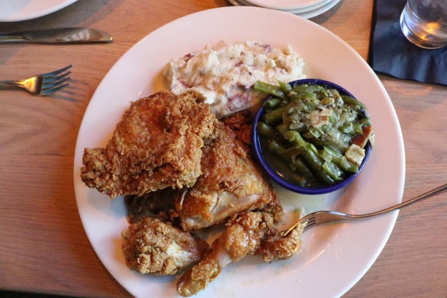 Fried chicken dinner