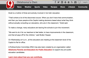 Filter: News 9 errs with link promoting PAC contributions News 9