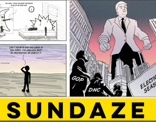 Sundaze: A naked lunch in the political echo chamber Sundaze