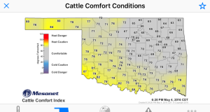 From fire to floods, Mesonet monitors more than #okwx Mesonet cattle comfort