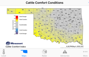 From fire to floods, Mesonet monitors more than #okwx Mesonet cattle comfort
