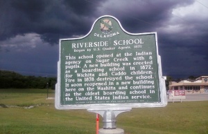 Caddo, Delaware tribes fighting Wichita development Wichita and Caddo children