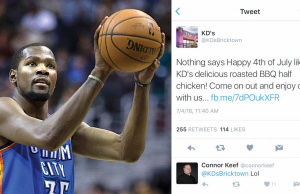 ROC Nation’s Durant reveal made OKC hot dogs soggy ROC Nation