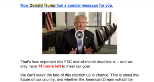 Outraised: Trump emails signal Clinton fundraising lead Trump emails