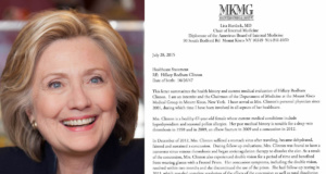 Pneumonia: Hillary Clinton’s sputum enters public discourse pneumonia