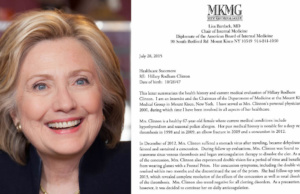 Pneumonia: Hillary Clinton’s sputum enters public discourse pneumonia