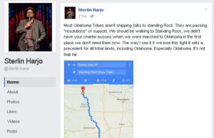 Filmmaker Sterlin Harjo: ‘We should be walking to Standing Rock’ Sterlin Harjo