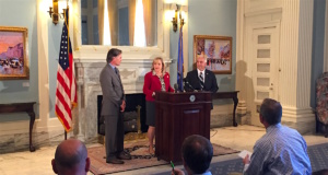Fallin announces changes: Benge to chief of staff, Hunter to SOS Chris Benge Mike Hunter Mary Fallin