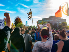 Capitol rally supports Standing Rock ‘water protectors’ Standing Rock rally at Oklahoma State Capitol.