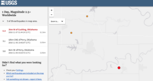 Large earthquake near Cushing shakes central Oklahoma large earthquake in Oklahoma