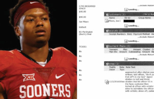 OU parking attendant reported Joe Mixon to OUPD Joe Mixon OU parking attendant