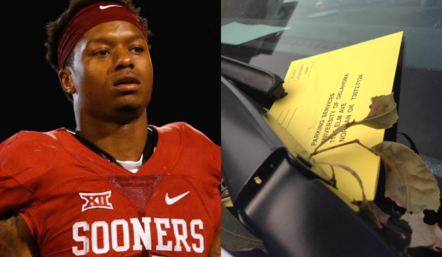 Joe Mixon parking ticket