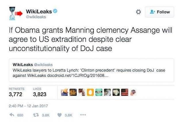 Julian Assange is a coward