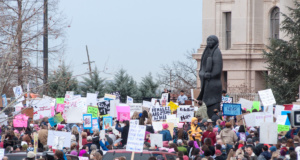 Fears for democracy, daughters highlight Women’s March Women's March