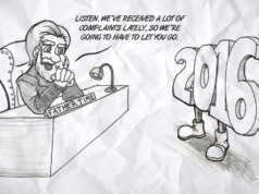 Father Time bids farewell to 2016: ‘You’re fired’ Father time