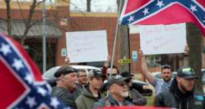 Confederate flag rally touts heritage, ignores reality Confederate flag rally