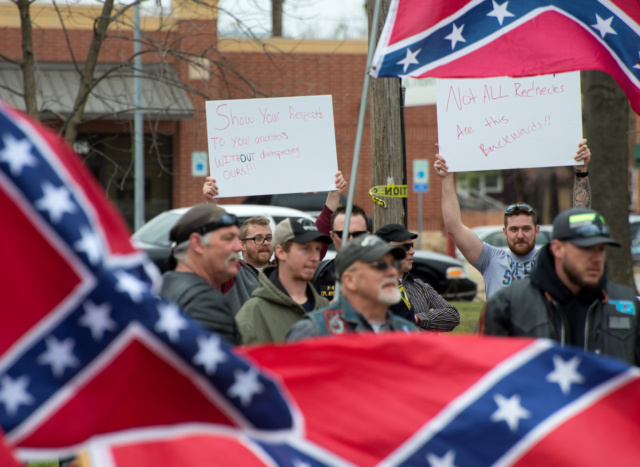 Confederate flag rally