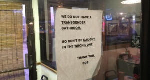 Trans advocate: Bathroom sign ‘opportunity to educate’ bathroom sign