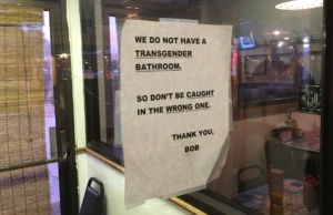 Trans advocate: Bathroom sign ‘opportunity to educate’ bathroom sign