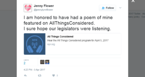 NPR features Tulsa teacher’s #oklaed Twitter poetry NPR