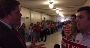 VIDEO: Rep. Forrest Bennett, demonstrator debate GPT Forrest Bennett