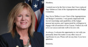 McCall: Leslie Osborn replaced as House A&B chairwoman Leslie Osborn