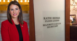 Rep. Katie Henke out of country during special session Rep. Katie Henke
