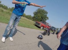 Intense Oklahoma road rage video shows gun, bikes, fight