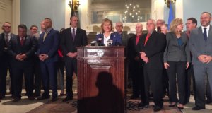 Fallin, McCall, Schulz tout ‘agreement,’ decline questions