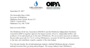 OKOGA, OIPA tell Fallin they are ‘punished by the state’ OKOGA and OIPA letter