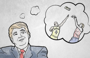 Trump fadeaway jumper topples Hurricane Maria Hurricane Maria