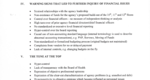 Memo outlines Oklahoma State Department of Health problems Oklahoma State Department of Health