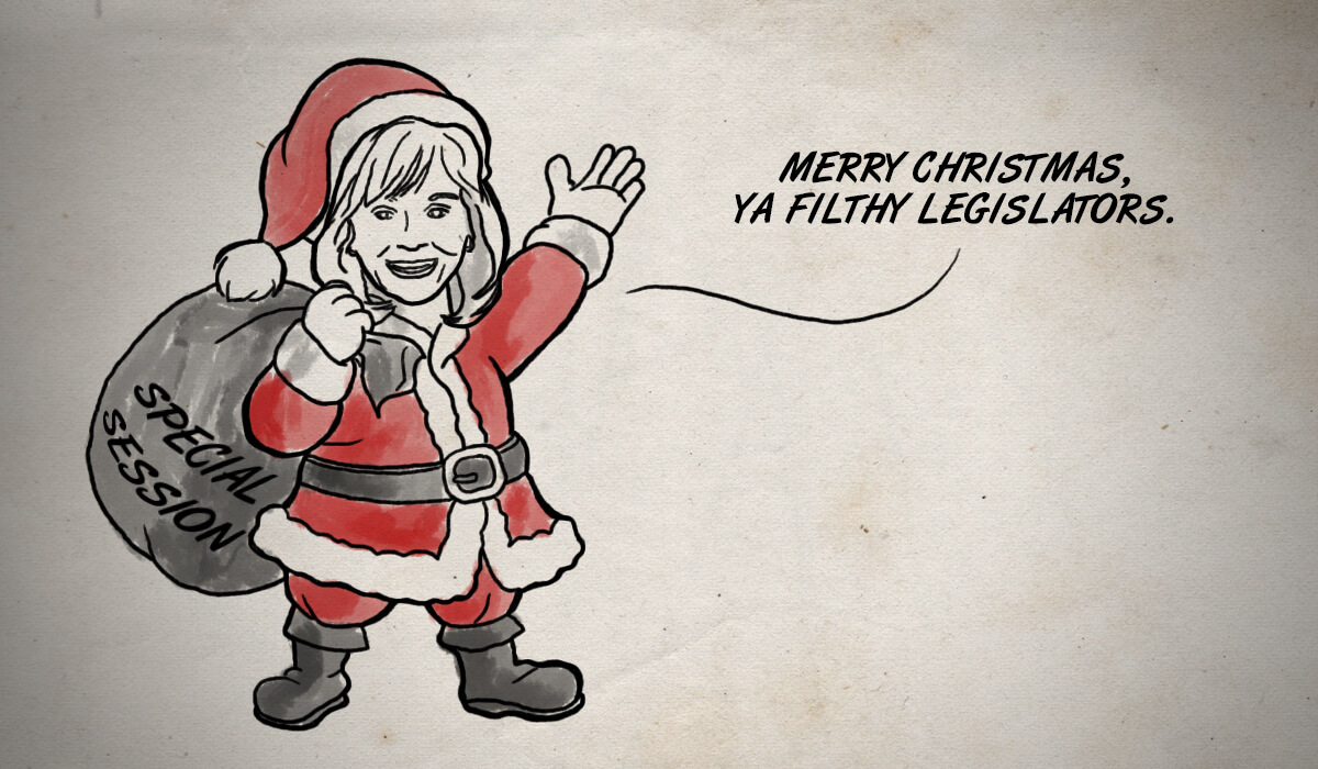 Mary Fallin lumps of coal