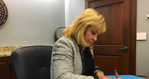 Fallin signs ‘ball and dice,’ repeal of hotel-motel tax Fallin signs hotel-motel tax repeal