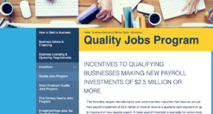 Editorial: Media must qualify for Quality Jobs Program Quality Jobs Program