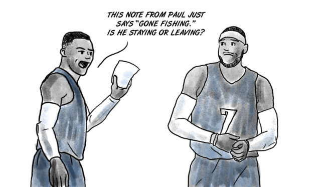 gone fishing final Paul George