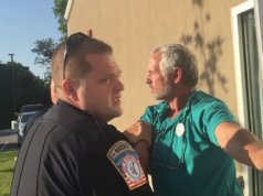 Rogers County Sheriff Scott Walton ejects Chip Paul from SQ 788 forum Scott Walton