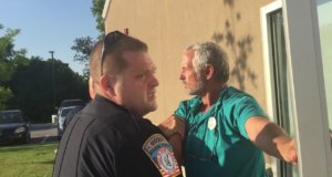 Rogers County Sheriff Scott Walton ejects Chip Paul from SQ 788 forum Scott Walton
